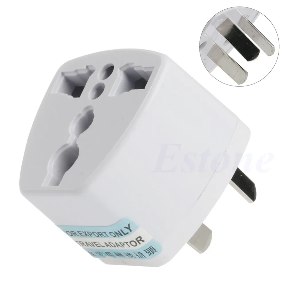 

UK US EU Universal to AU Australia Plug AC Power Adapter Travel Converter