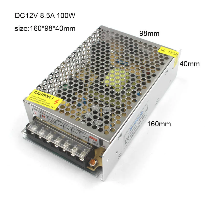 IKVVT DC 12 v Питание светодиодный трансформатор 5A 6.5A 8.5A 10A 20A 30A импульсный источник AC 110 V 220 V-12 v для светодиодный светодиодные полосы света