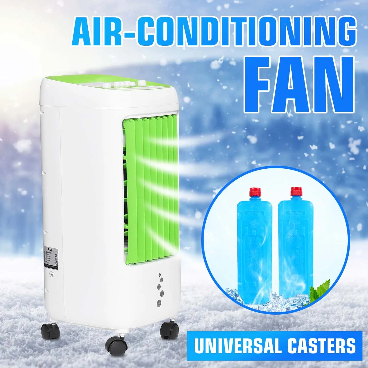 

75W Air Conditioner Fan 3 Stalls Quiet Chiller Strong Refrigeration Air Conditioning Fan For Student Dormitory Home Office 220V