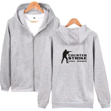 Hoodies Com Zip Up Counter Strike CS GO Zipper Roupas cs cs ir Camisola Zip-strike global offensive Upcounter roupas Plus Size
