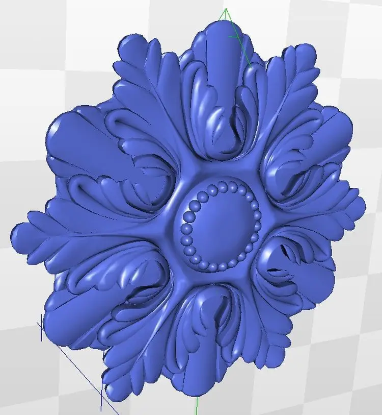 

rosette_69 3d model relief  for cnc  in STL file format