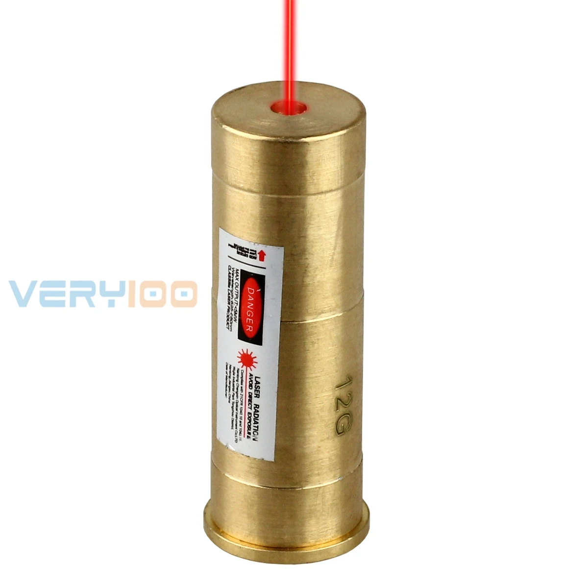 Лазерный картридж VERY100 12 Gauge Sighter 12GA красный лазерный Boresighter | Спорт и развлечения