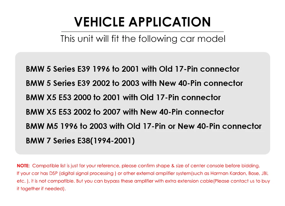 Android 9.0 Navigation Car NO DVD GPS Multimedia for BMW E39 X5 E53 M5 E38 BT/RDS/Radio/Canbus TPMS