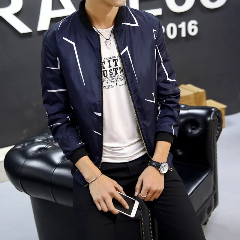 Discount Up to 50 New Arrival Spring Autumn Men's Jackets Solid