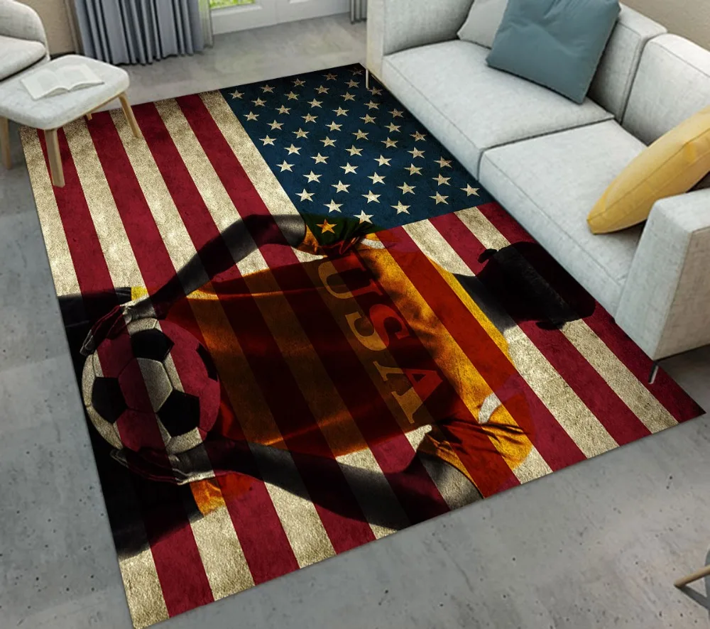 LB USA National flag Коврик для прихожей Football коврики гостиной подушка детской комнаты