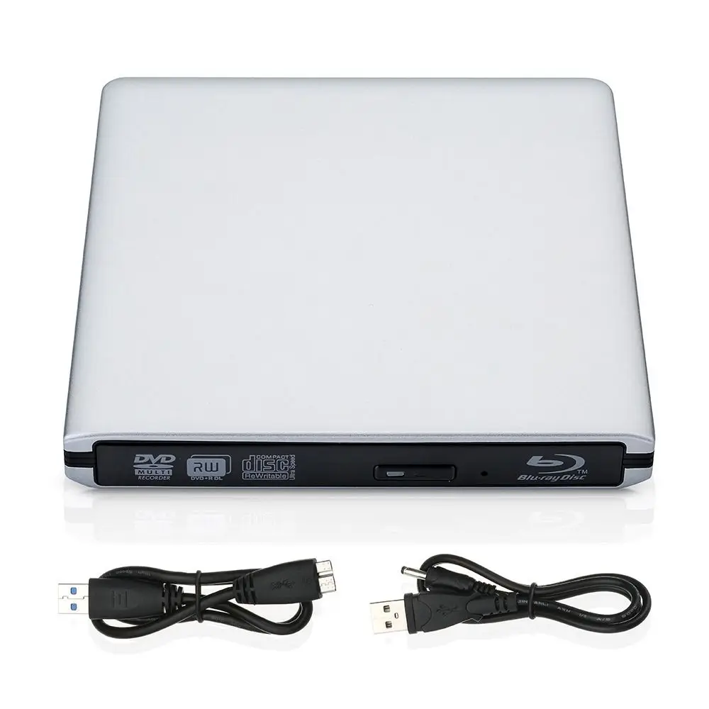 

AAAE Top Aluminum USB 3.0 DVD /CD player Sliver