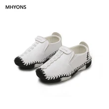 Детская обувь Martin; коллекция года; новые весенние кожаные сандалии для мальчиков; повседневная обувь на плоской подошве для девочек; Детские кроссовки; детская обувь из лакированной кожи