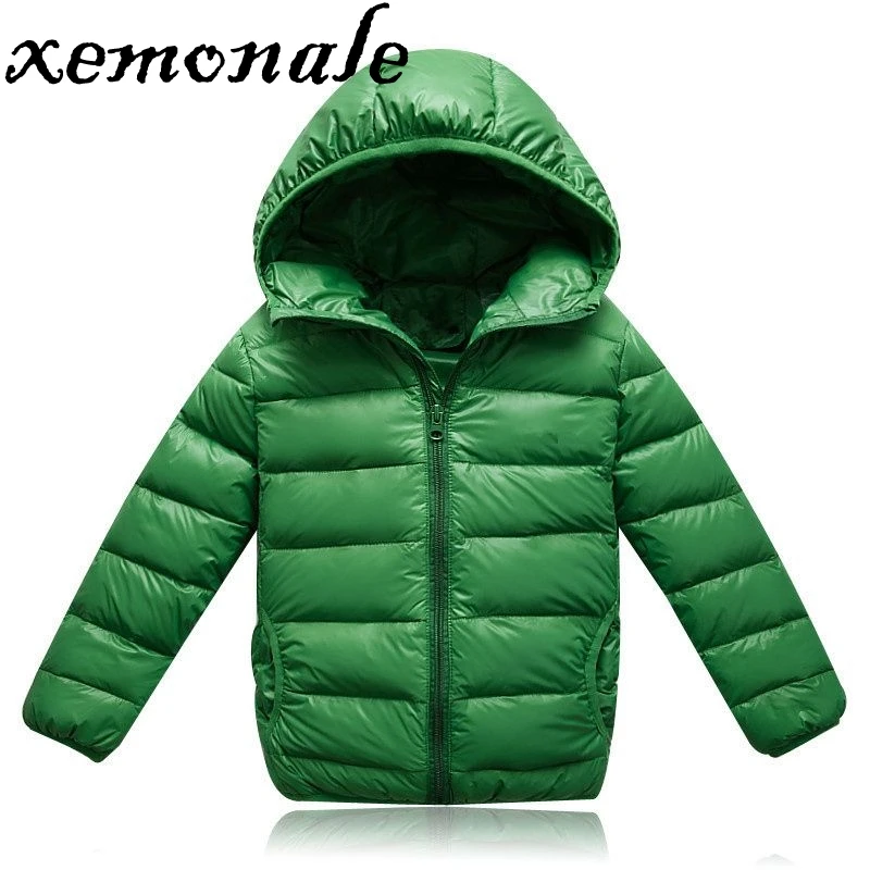 Xemonale 1 14year Kids Spring Winter Ultra Light Jacket Girls Boy Coat Children's Warm Down