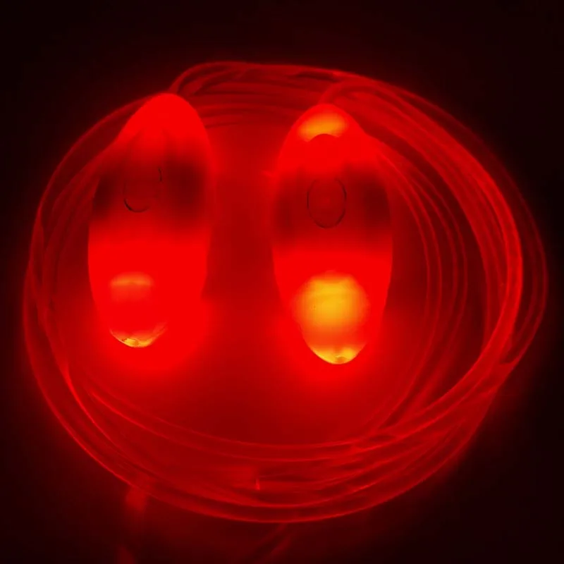 Mr. niscar/1 пара Розовый светодиодные Шнурки световой мигающий свет обуви Кружево S строки Дискотека светодиодный кружевная обувь Light Up Glow