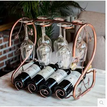 

Red wine rack is a type of stacking bar with a European wine shelf