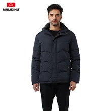 MALIDINU 2019 Men Down Jacket Hooded Winter Duck Down Coat 70%White Duck Down Winter Jackets Brand Male Parka Russian Size -30C new winter outdoor trekking white duck down jacket men hooded outwear duck down coat breathable hiking camping sports jackets