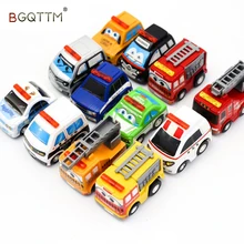 12Pcs/Set Car-Styling Mini Boy Aerial Cars juguetes Pull Back Car Toy Model Cars Multi Color Kids Toys For Children Dinky Toys