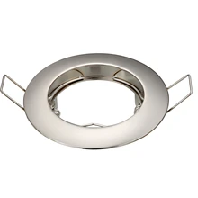 10 шт. галогенные фары установки белый никель Цвет GU10/MR16 гнездо свет Рамки для светодиодных ламп Вырежьте 60 мм цинковый сплав Материал