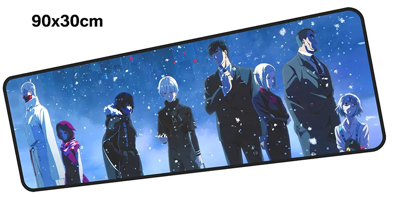 

anime Tokyo Ghoul mouse pad gamer 900x300mm notbook mouse mat gel large gaming mousepad HD pattern pad mouse PC desk padmouse