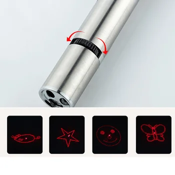 

Interactive Pointer Toys Pet Cat Command Light Training Tools with UV Light USB Charging HFing