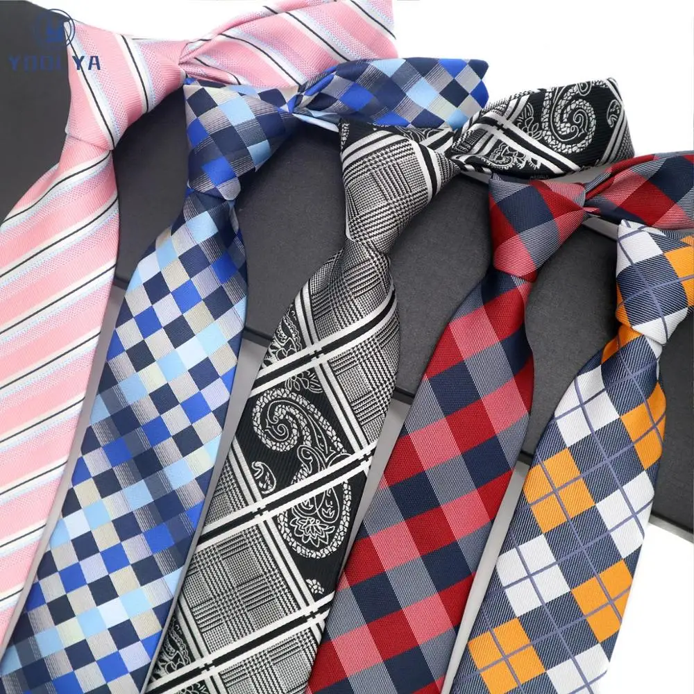 Роскошные Для мужчин s галстук 8 см Пейсли Полосатый шелковые галстуки жаккардовые Классический шеи галстуки для мужской формальный