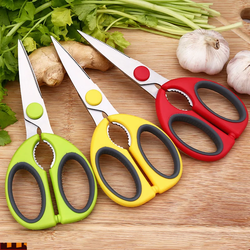 Kitchen Scissors Knife Utensils Fish Chicken SUS 304 Thickening