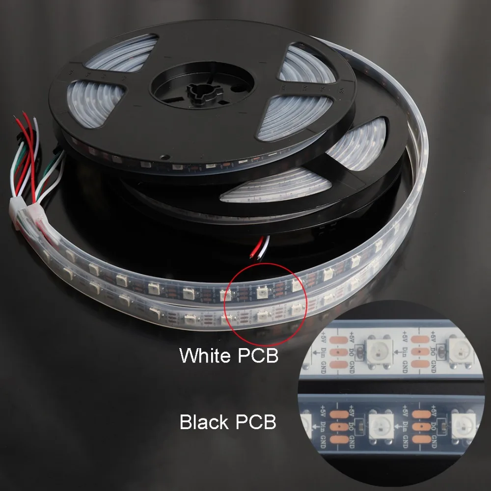 WS2812B addressable RGB LED Strip waterproof with controller WS2812 5V USB LED strip light TV backlight backgroud ribbon IL0 WS2812B addressable RGB LED Strip waterproof with controller WS2812 5V USB LED strip light TV backlight backgroud ribbon IL0
