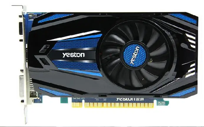New original for Yeston GT730 2G GDDR5 wide-screen version of the TA desktop independent graphics card DVI HDMI VGA