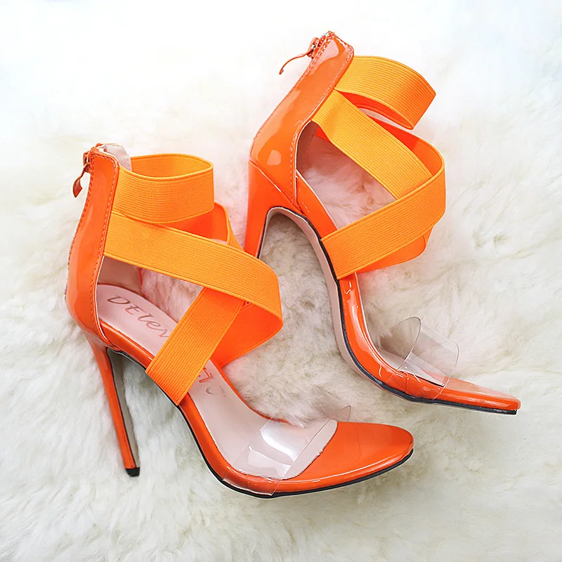 

Fashion Summer 11.5CM High Heels Ladies Shoes Pumps Women Shoes Heels Sandals Ankle Strap Party Shoes Pumps stiletto Heels