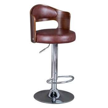 

Solid Wood Bar Stool European Bar Stool Home Retro Backrest Lift Rotating High Stool Front Desk Cashier Bar Chair Counter Stool