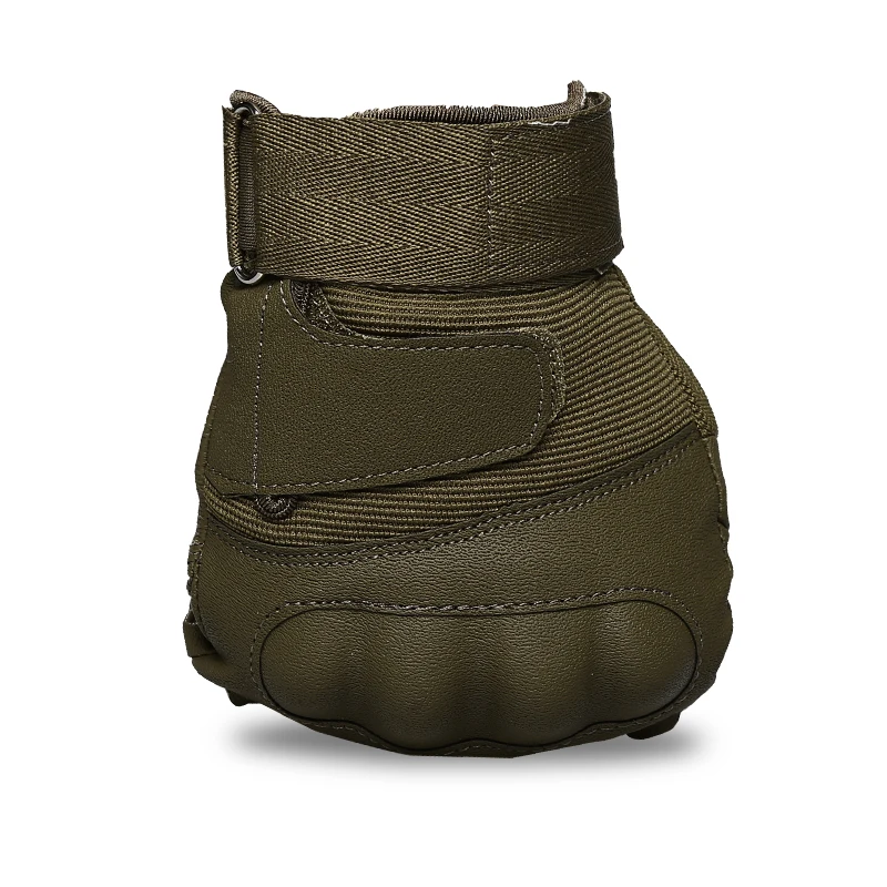 Men PU Leather Fighting Fitness Gloves Box Army Military Tactical Fingerless Gloves Motocycle Airsoft Half Finger