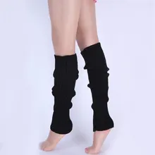 1 par elegante mulher kniting perna mais quente inverno malha crochê moda senhora legging pé mais quente xin-grátis