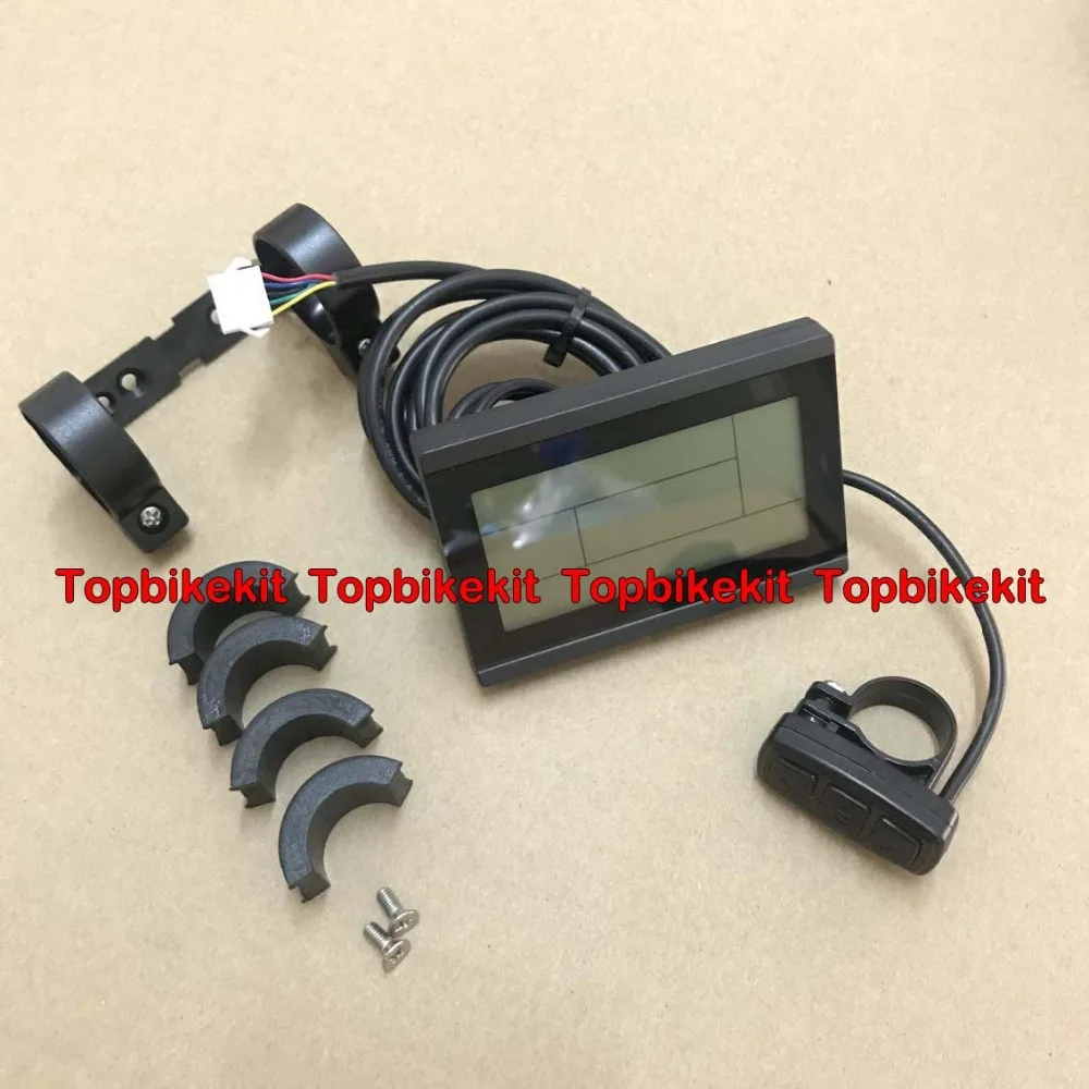 Top KT LCD3 Ebike LCD display 24V / 36V / 48V KT-LCD3 Display Meter Control Panel for ebike black KT LCD display 2