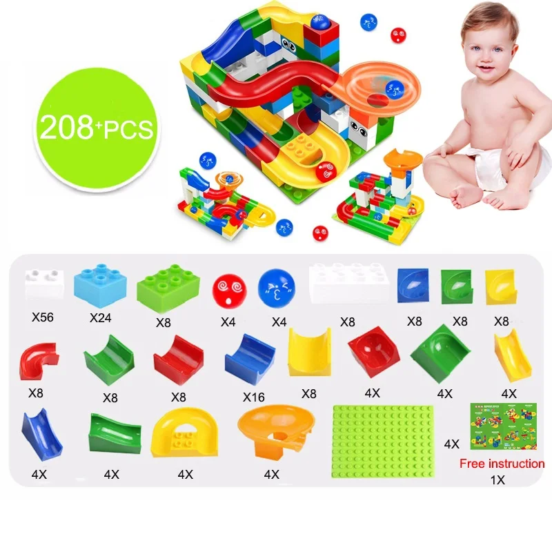 maze balls and building blocks