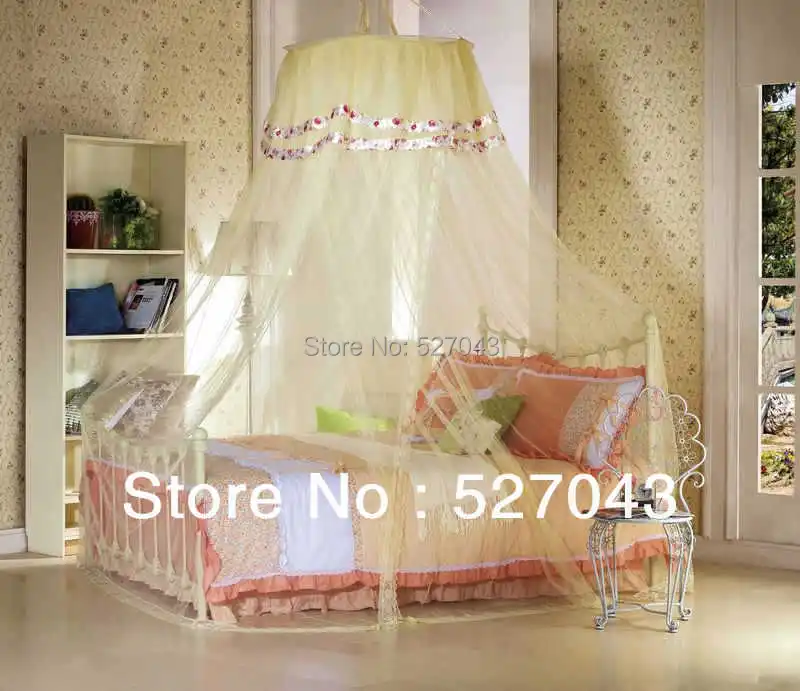 

LuxuryBed Canopy Mosquito Net Beds Canapy Bug Fly Bee Netting Mesh Bedroom Curtains,WN02,Free Shipping