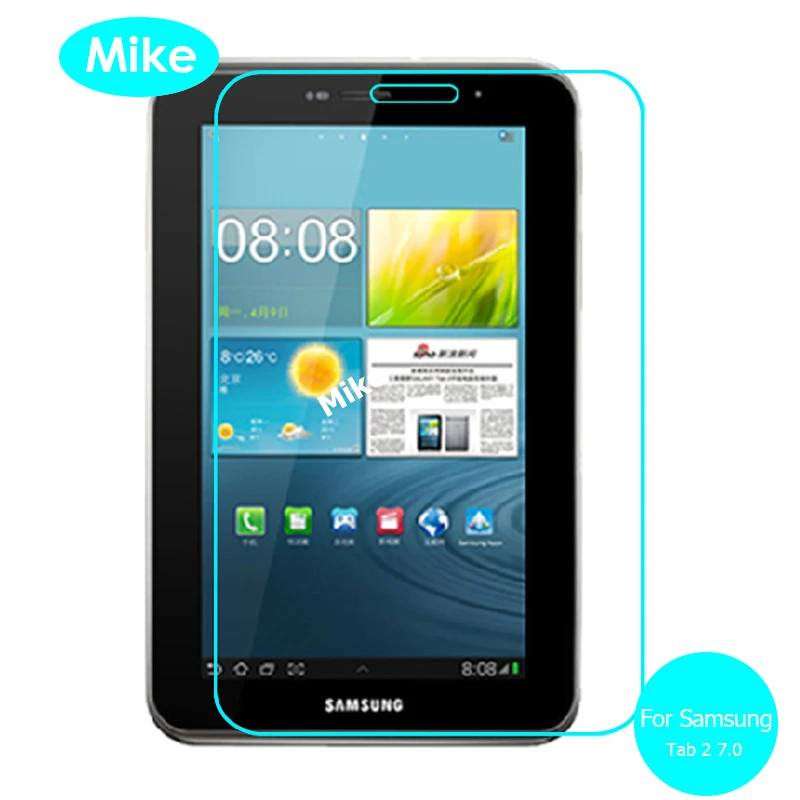 

For Samsung Galaxy Tab 2 7.0 Tempered Glass screen Protector 9h Safety Protective Glass On Tab2 7 P3100 P3110 GT-P3110 P 3100