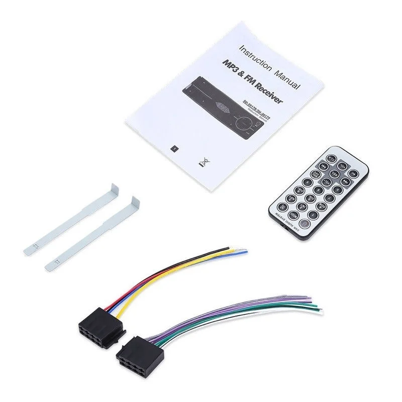 Авторадио Bluetooth 1 DIN автомобиль в тире головное устройство ж/стерео аудио FM MP3 радио плеер USB
