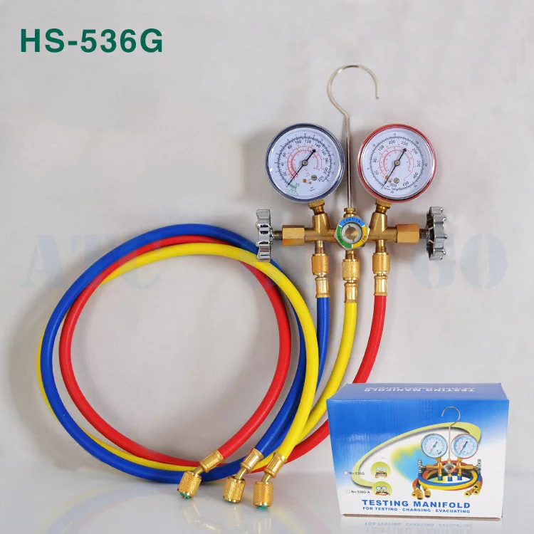 R134 R134A Automotive Freon Adding Gauge For Auto Air Conditiong Syetem