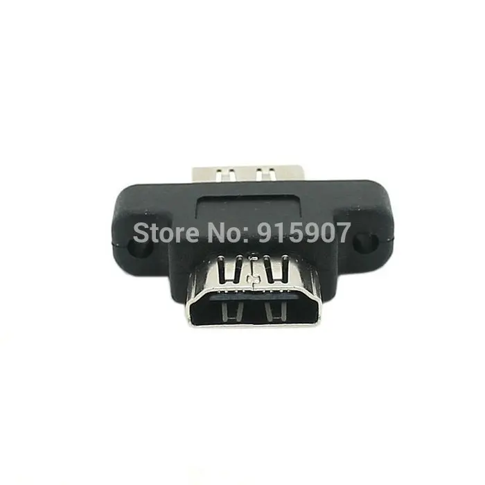 

Cablecc HDMI Female To HDMI 1.4 Female Extension Extender Coupler Adapter with Panel Mount Holes