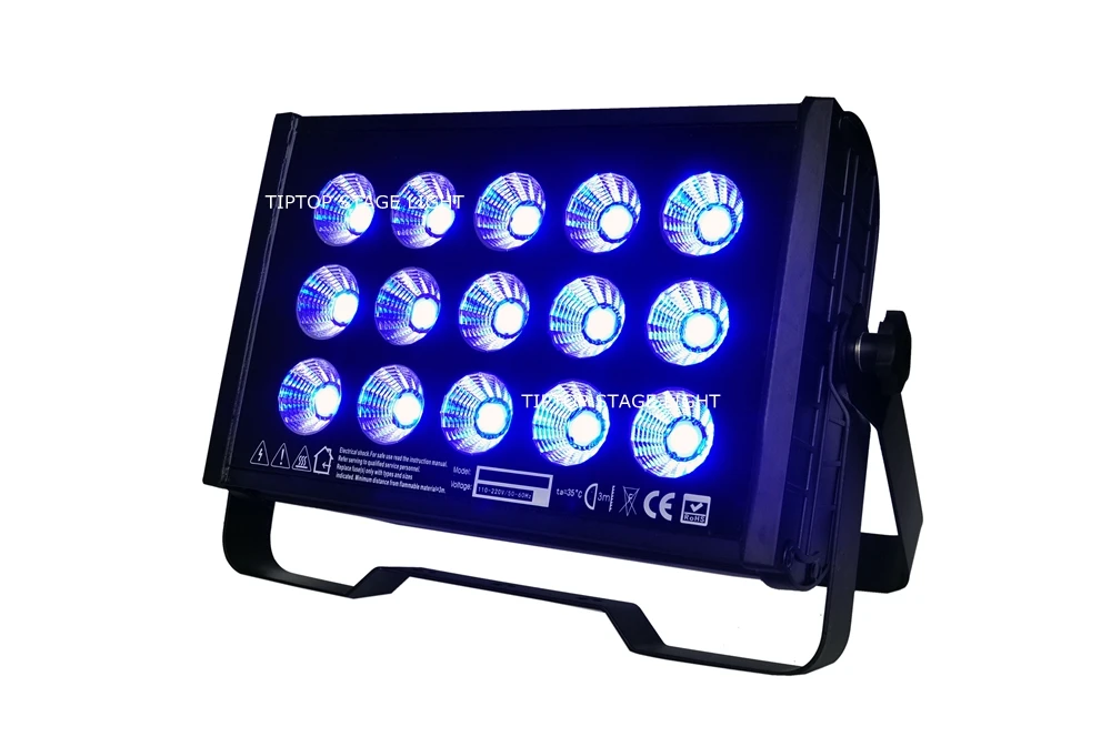 Водонепроницаемый светодиодный настенный светильник 4 в 1 15 х15 Вт RGB IP65 8