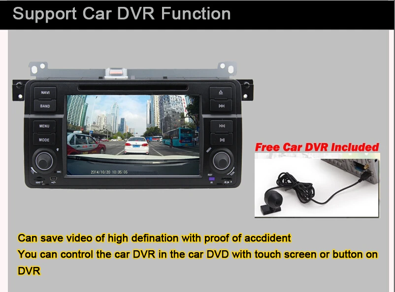 Sale 2019 In Stock Car DVD Player for BMW E46 Navigation Android 9.0 Wifi 4G 3G GPS Bluetooth Radio RDS USB SD Free 8GB SD Map DVR 16