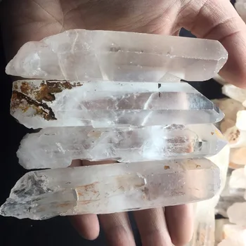 

100% Natural Quartz Crystal Specimen 4 pieces a lots Healing Point Rough Crystal Wand feng shui Minerals #CWD73
