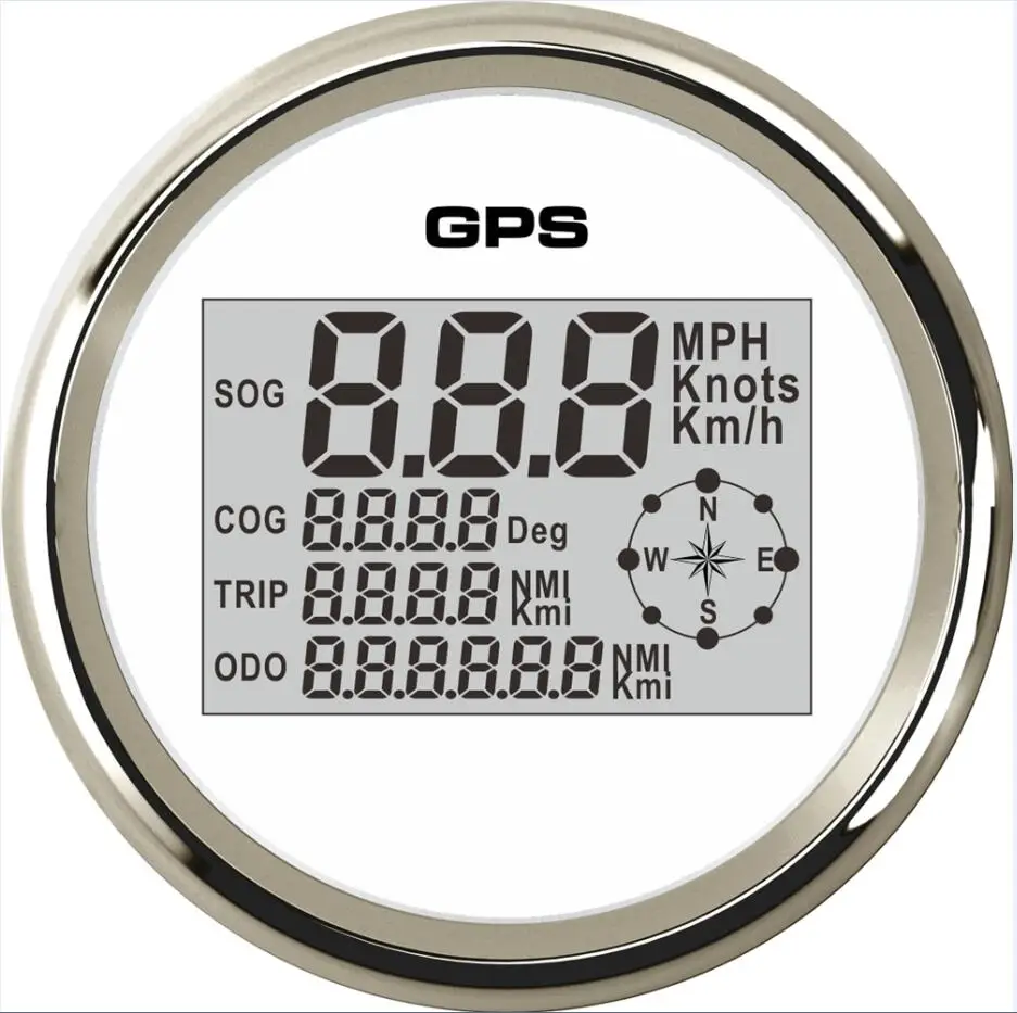 Спидометры GPS 0 999 1 шт. 85 мм цифровые скоростные одометры измерители расстояний Sog