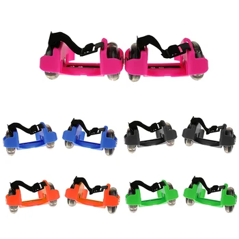 

6-Colors Flashing Roller Skating Shoes Small Whirlwind Pulley Flash Wheel Roller Skates Sports Rollerskate Shoes for Kids new