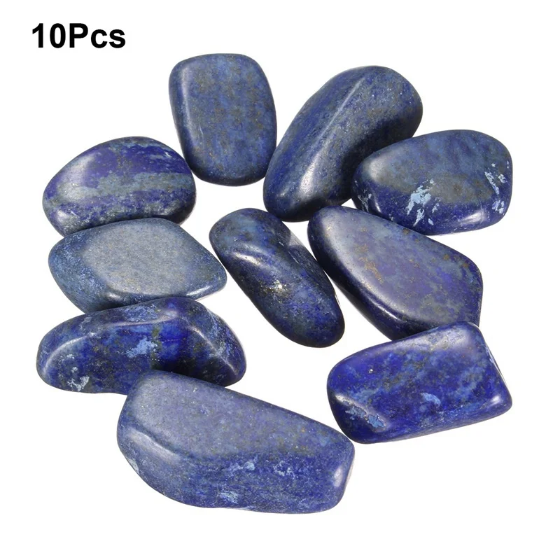 Цена 10 шт голубой содалит камень обрушенный камни лечебные кристаллы драгоценный камень рейки бусины для домашнего декора 1,8 см-3 см