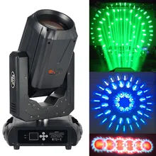 Радужный эффект 10R Шарпи 260 Вт движущаяся головка луч светильник с двойными призмами 6 стеклянных гобо для сцены dj светильник ing Свадьба Дискотека событие