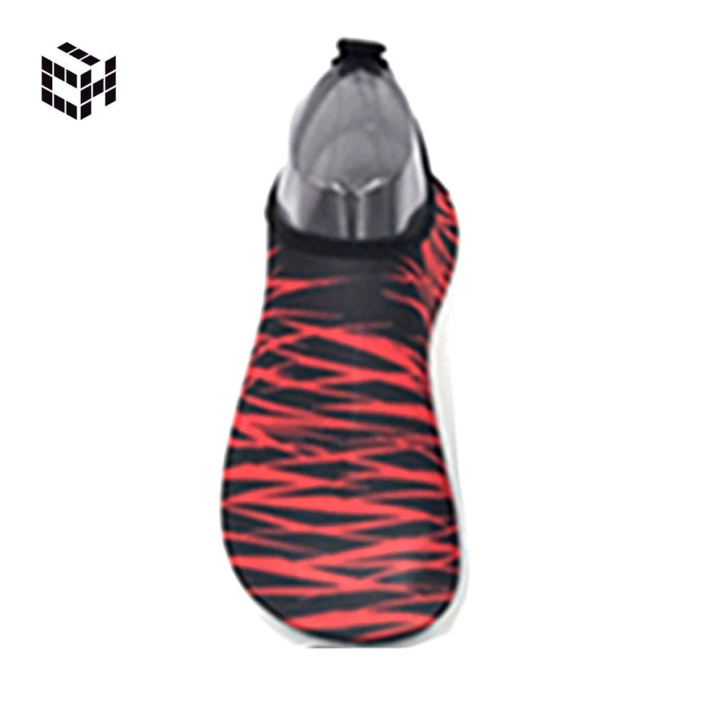 18Fashionable Beach Wade Shoes Men Women Casual Printing Fast Dry Anti Slip Tight Running Aqua Shoes