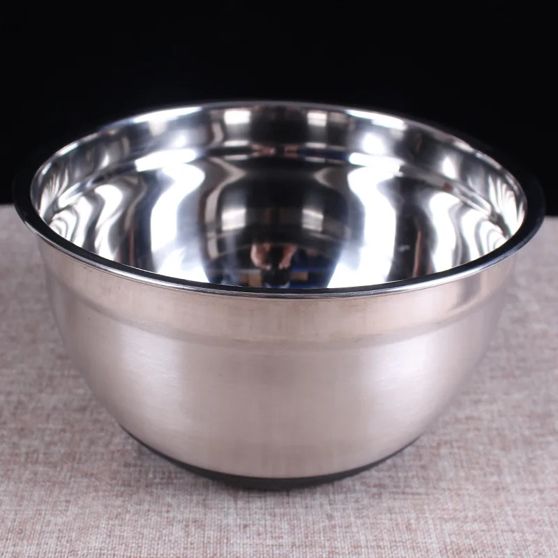 9.4 inch Heavy Duty Stainless Steel Mixing Bowls Flat Base / Prep Bowl