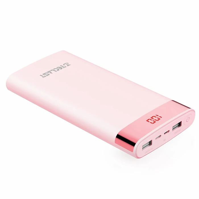 Teclast T200CF 20000 мАч Мобильный Мощность мобильные аккумуляторы Dual USB Micro USB/8 Pin Порты - Цвет: Pink
