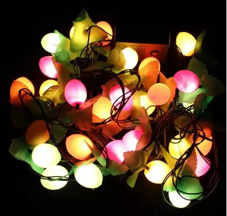 

DZ T Christmas Party Decoration Lighting Strings Festival Lights Fruit Lamp String Fairy Light Xmas Tree Lamp Decor With Plug 3M
