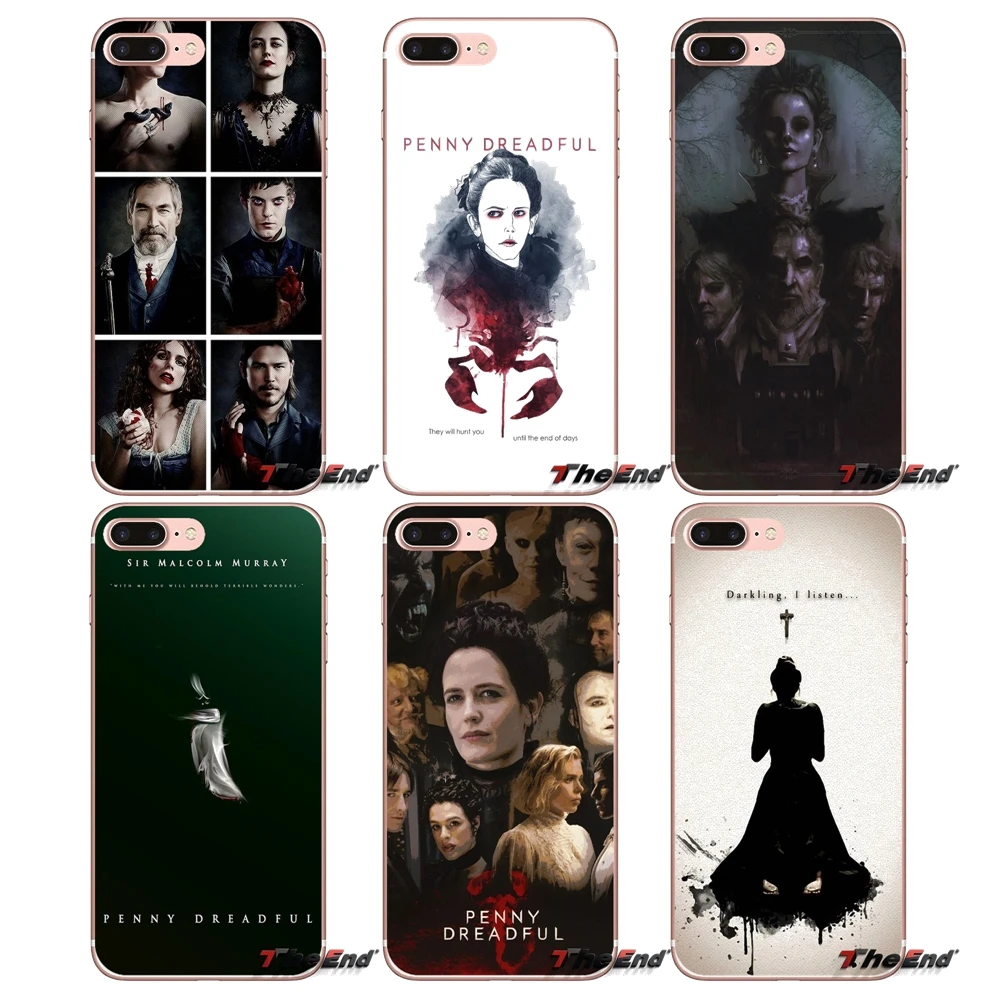 Для iPhone X 4 4S 5 5S 5C SE 6 6S 7 8 Plus Samsung Galaxy J1 J3 J5 J7 A3 A5 2016 2017 Penny Dreadful Horror Series American