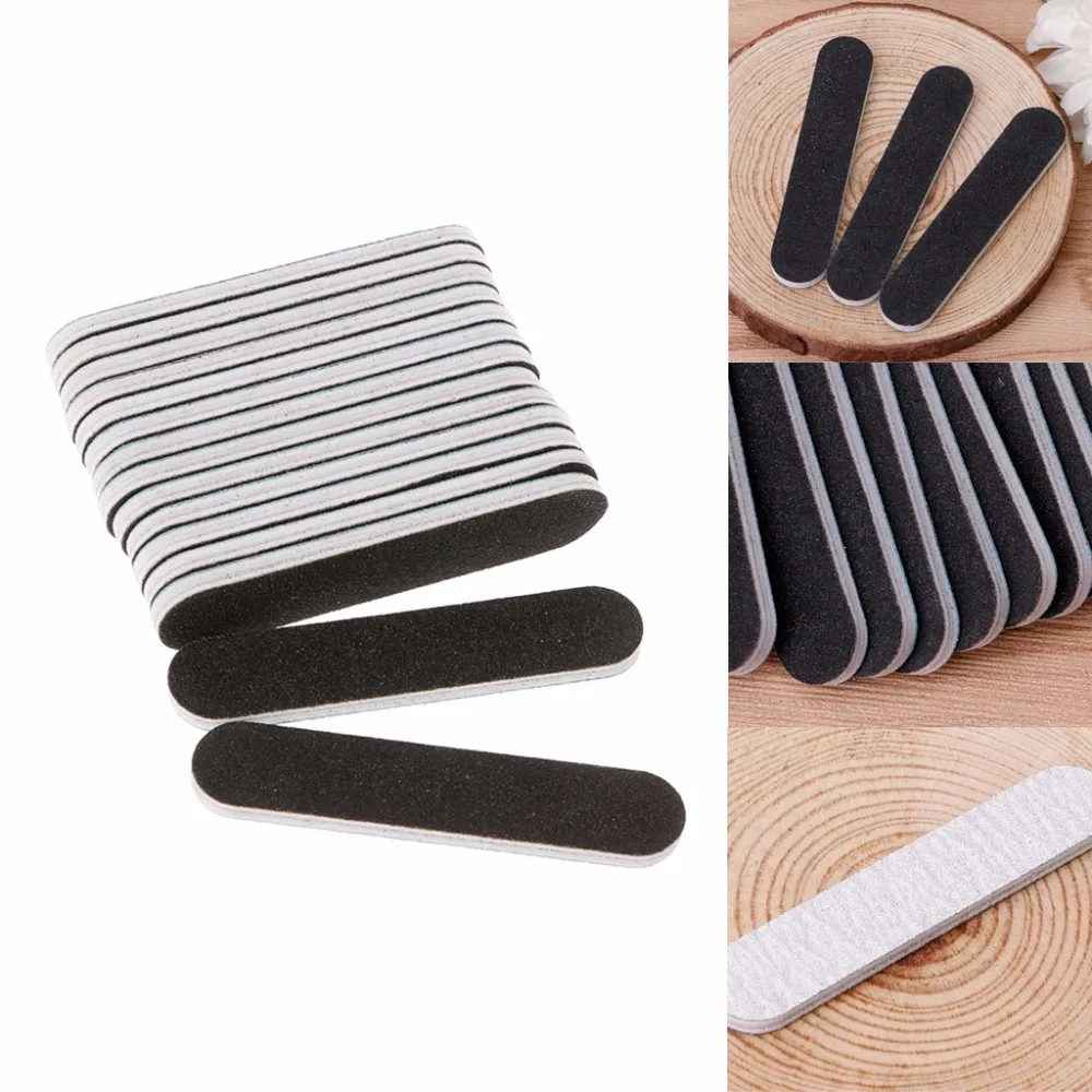 

10 x Nail Files Sanding Beauty Round Grit for Nail Art Tips Manicure Tool