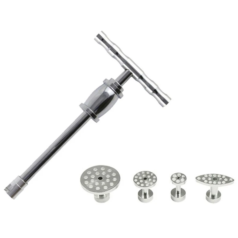 

Auto Repair Tools Dent Removal Car Body Repair Kit Dent Puller Slide Hammer Reverse Hammer +4 Pcs Metal Tabs Suction Cups