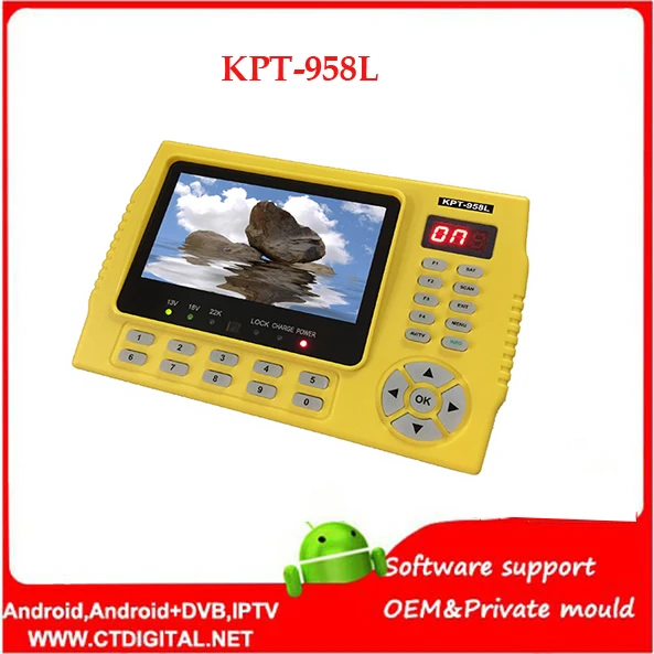 4 3-дюймовый ЖК-дисплей satlink kpt-958l DVB-S2 спутниковый finder MPEG4 satfinder meter | Электроника