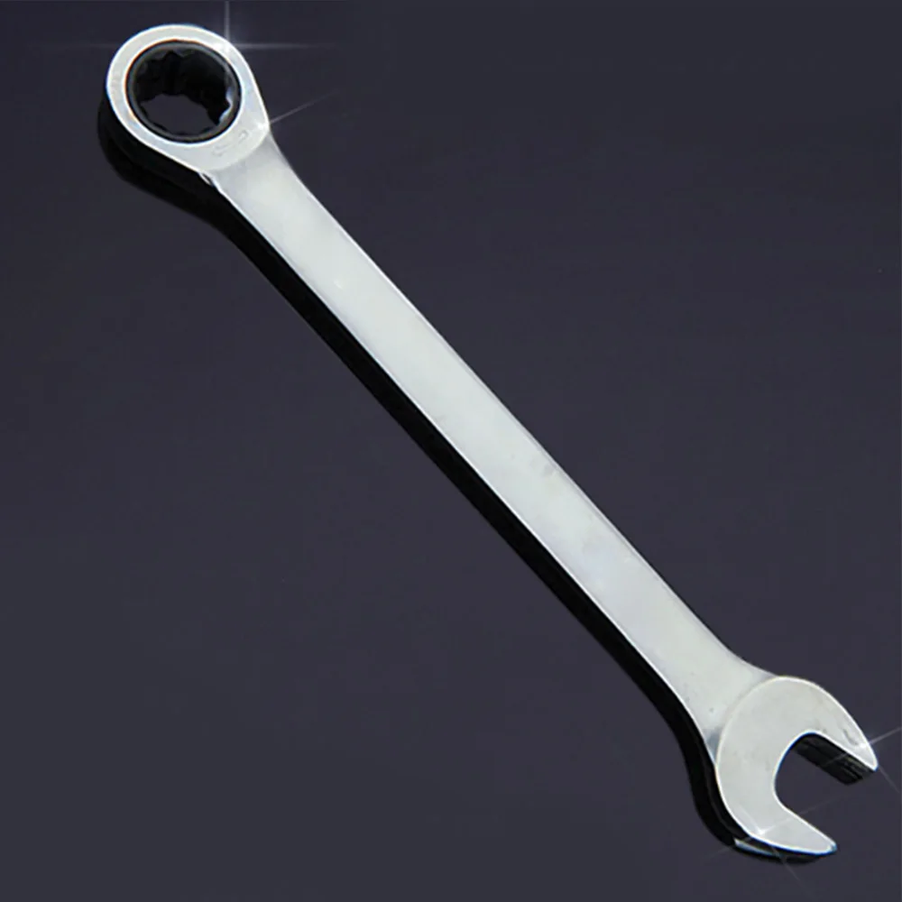 6mm-16mm Ratcheting Combination Ratchetingwrench Spanner Hand Tool A Set of Key Torque Gear Socket Universal Tools